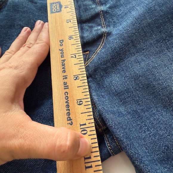 Buck Mason Men's Button Fly Maverick Slim Dark Wash Jeans - 30x34 - Picture 16 of 16